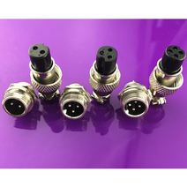 12mm 항공단자 항공잭 항공플러그 (1셋트), 12mm 3pin
