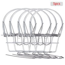 두더지 퇴치기 큰 마우스 트랩 족제비 캐치 캐치 봄 무스 트랩 설치류 케이지 리펠러 쥐, 5개