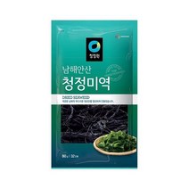 청정원 엄마손맛 맞벌이 우리가족 남해안산 청정 미역 80g(32인분) 국민국 아기국 산모 자취 집밥 간편식 오이냉국 무침 생일 산모 출산 미소장국, 11개