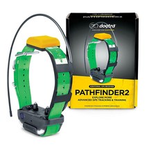 도그트라 Dogtra Pathfinder 2 추가 수신기 개 GPS 트래커 e 칼라 그린 LED 조명 월간 요금 없음 무료 앱 방수 스마트워치 제어 위성 실시간 추적 장거리 스마트
