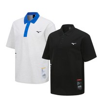 미즈노 미즈노 오버핏 반팔 티셔츠 32YA1156_F