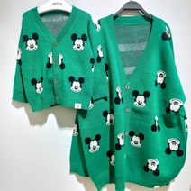 아가방 마미니트가디건 23봄신상 엄마아빠아가함께 커플룩 멋지게 나들이캐릭터가이쁜 사랑스러워요