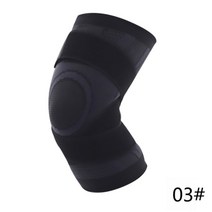 1pc 무릎 보호대 니패드 kneecap 무릎 패드 농구 배구 joelheira 가압 탄성 브레이스 벨트, 블랙 1pc 스트랩, xxxl, 04 black 1PC strap_02 M