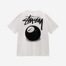 나이키 x 스투시 NRG FL SS 8볼 티셔츠 화이트 (DO9323100) Nike Stussy 8 Ball TShirt White