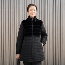 엄마옷 모슬린 3온스 하이넥 밍크 점퍼 JP111103마담 미시옷 50대 중년여성의류 60대 엄마옷 빅사이즈 할머니옷 여성옷