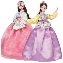 K컬쳐 선물용 한복입은 미미인형 모방놀이 4세 여아장난감 패션돌 동화속, 유채아씨