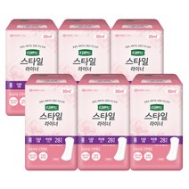 디펜드 스타일 라이너 롱 무향 28매x6팩 요실금 패드