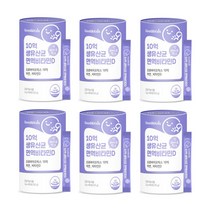 내츄럴플러스 굿앤키즈 10억 생유산균 면역비타민D 60포 6박스 (12개월분), 6개