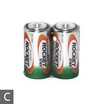 [RΘA] 로케트 망간 C건전지 2P R14 CM밧데리 C형 장난감 배터리 다용도 중형 ▷_β5243Ea, 《β본상품》