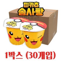 포켓몬 피카츄 솜사탕 12g 1박스(30개입)/아이간식/컵솜사탕/솜사탕컵, 1개