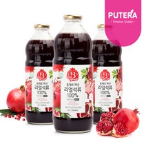 통째로 착즙한 리얼석류 NFC 1000mlx3병 저온착즙 석류즙, 단일속성