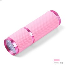 미니 UV Led 빛 LED 램프 네일 건조기 젤 손톱 9 손전등 휴대 성 기계 아트 도구 자외선, 03 Pink