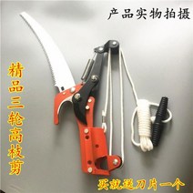 장대 전지가위 높은곳 고도 톱 원예 가지치기 과수원 과일 따기, 14.부티크 3륜 + 블레이드 1개
