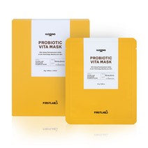 일동제약 퍼스트랩 프로바이오틱 비타 마스크 미백 탄력 안색개선 영양공급 마스크팩 30p, 30개입, 1개