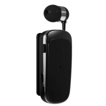 미니 portátil sem fio 블루투스 이어폰 fone de ouvido vibratório alerta usar clipe mãos livres, 04 Black