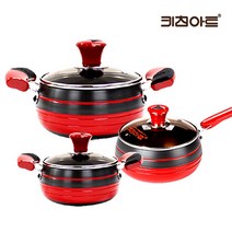 키친아트 신비 경질 냄비세트 3종A(양16+편수18+양20), 단품