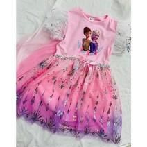 핑크 엘사 공주님 샤망토 원피스 공주옷 5호부터 13호까지