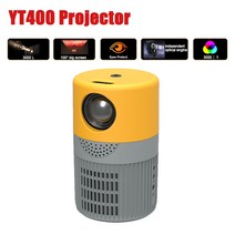빔프로젝터 가정용 캠핑용 휴대용 포켓 LED 미니 프로젝터 YT400 마이크로 비디오 게임 장난감 비머 선물
