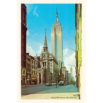 (영문도서) Vintage Journal Fifth Avenue Street Scene New York City Paperback, Found Image Press, English, 9781669511144