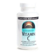Source Naturals 비타민 C 아스코르빈산 크리스탈, 226.8g, 5개