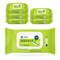 크린업 물걸레 청소포 대형 30매, 9개