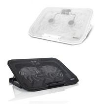 NTP20_삼성노트북거치대 소형노트북 쿨링패드 노트북쿨러 쿨러 마스터 노트북받침대만들기, 화이트