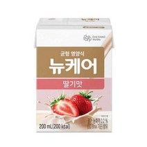 웰라이프 영양보충 대상웰라이프 뉴케어 딸기맛(CB) 200ml x 30팩 고단백 간식 노인식 영양균형식 체중조절, 5set