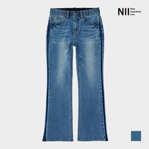 [NII] 여성 옆선배색 밴딩부츠컷데님_NNYMLVM2581