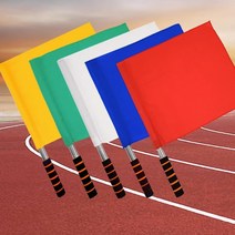 컬러 청기백기 운동회 응원 깃발 체육대회 응원도구 5컬러, 옐로우