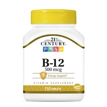 21세기센트리 비타민 B-12 500mcg 타블렛, 110개입, 1팩, 110정
