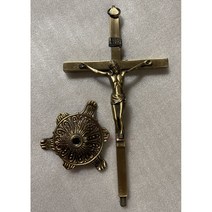 십자고상 원목형 천주교 차량용 인테리어 장식용 벽고상 탁상, 청고 11*22.5CM