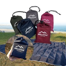 휴대용 돗자리 방수 미니매트 소풍 피크닉 등산 백패킹, A형 와인