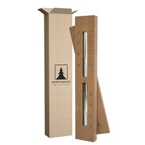 NORTHWOOD Sauna 모래 타이머 - 핀란드 소나무로 수작업으로 제작 - 벽걸이 회전 15분 모래시계 타이머 화이트 샌드 포함, Cedar