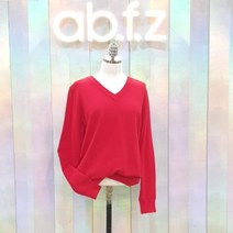 에이비에프지 브이넥 비비드 니트 AFW1HW52B