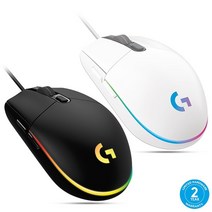 로지텍 G102 2세대 Lightsync 화이트 BOX정품 _ 2022895EA, 쿠팡향 본상품선택, 쿠팡향 본상품선택, 쿠팡향 본상품선택