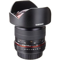 캐논용 삼양 sy14m-c 14mm f2.8 초광각 고정각 렌즈 블랙, 정경