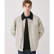 TRILLION 코듀로이 카라 헌팅 자켓 (CREAM) CORDUROY COLLAR HUNTING JACKET (CREAM)