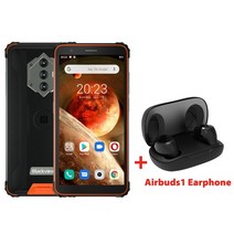 핸드폰 싸게 사는 법 blackview bv6600 ip68 방수 8580mah 견고한 스마트폰 옥타 코어 4gb 64gb 5 7quot 휴대 전화 16mp 카메라 nfc 10, 러시아 지역, 1-협력사, BV6600 오렌지 키트 2
