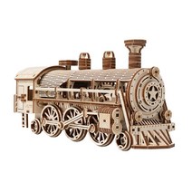 별별탐구생활 DIY 증기기관차 메카니컬 3D 우드퍼즐, 320PCS