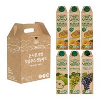 돈시몬 레알 과일주스 선물세트, 1L, 6개