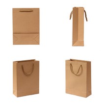 마트498 무지 세로 쇼핑백 10P 13X19CM 브라운 종이백 종이봉투 고급쇼핑백 기념품가방 튼튼한 페이퍼백