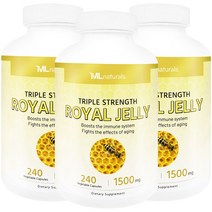 [미국번개배송] 착한명품 마이라이프 내추럴스 로열제리 1500mg 240정 3병