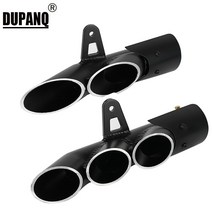 오토바이 배기 머플러 탄소 섬유 더블 다운 슬립온 배기 이스케이프 moto for suzuki yamaha r6 z900 zx6r cbr500r gsxr1000r, 디-
