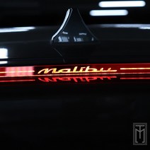 간지 올뉴 말리부 후면 무드램프 면발광 보조브레이크등 DIY 레터링 포인트 액세서리 몰딩, 레드