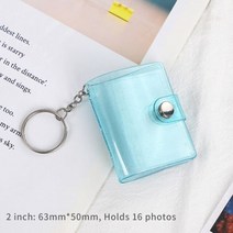 16 시트 미니 키체인 사진 앨범 1 2 인치 스냅 버튼 포켓 폴더 저널 노트 재료 종이 스토리지 도서 문자지, XC-YSKMN-08