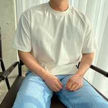 유인맨즈 / PD 비침없는 목안늘어나는 흰티 두꺼운 반팔