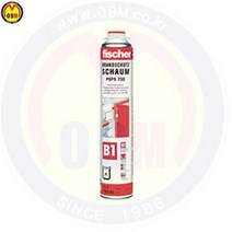 우레탄폼(폼건용/방화용 PUFS750B1/ 750㎖ (1개출고) Fischer/피셔/일회용폼/폴리우레탄폼/발포우레탄폼