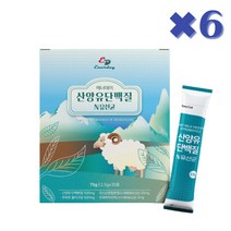 산양유 단백분말 단백질 프락토 올리고당 가세리 22종 유산균, 6박스