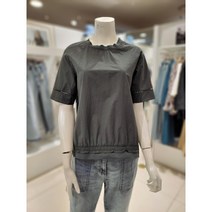 올리비아로렌 밴딩프릴밑단 라운드넥 블라우스 VOCNSYM5151