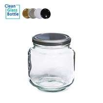 광동유리 국산 유리병 밀폐용기 쨈병 오일병 공병, 1개, 16.중형 1L